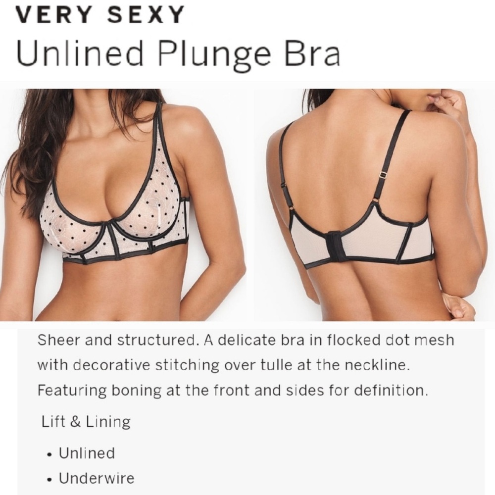 Victoria's Secret Very Sexy Unlined Plunge Bra
